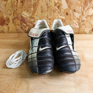 Botines de fútbol Nike Total 90 Zoom Air negros botas de fútbol Elite US11 UK10 Italia - Imagen 1 de 16