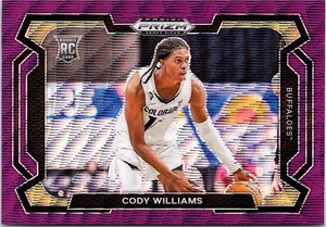 2024 Panini Prizm Draft Picks #80 Cody Williams Prizms Purple Wave - Bild 1 von 2