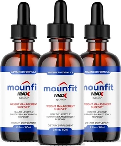 (3 Pack) Mounfit Drops Max - Official Moun Fit Drops Max and Advanced Formula - Picture 1 of 8
