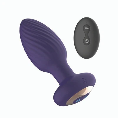 THE ROYALE ROTATING ANAL PLUG-PURPLE - Image 1 of 4