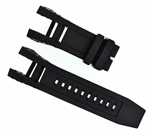 SILIKON KAUTSCHUK UHRENARMBAND ARMBAND FÜR INVICTA SUBAQUA 16147 1155 NOMA IV SCHWARZ - Bild 1 von 4