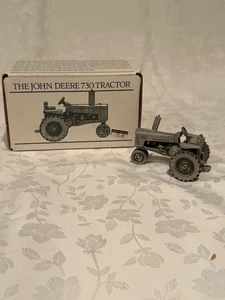 Spec-Cast John Deere Model 730 Pewter Tractor, 1:43,  JDM-006 - Picture 1 of 4