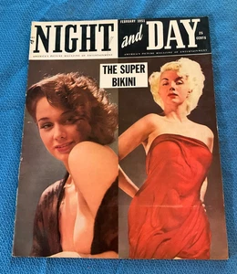 Night and Day Vintage America Picture Entertainment Magazine February 1951 - Bild 1 von 12