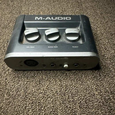 M-Audio Fast Track Solo USB Audio Interface Tested Working - Image 1 of 3