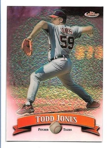 Todd Jones 1998 Finest No Protector Refractor #61 - Detroit Tigers - Picture 1 of 2