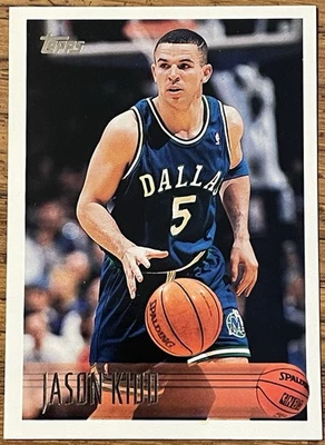 Tarjeta de baloncesto Jason Kidd 1996-97 Topps #5 Dallas Mavericks NBA HOF envío gratuito Foto 1 de 3