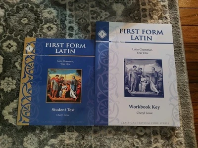 First, Second, Third, Fourth Form Latin Memoria Press Lot 10 Books 2 DVDs - Image 1 of 4