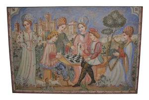 ANTICO STRAPPO DI GROSSE DIMENSIONI EPOCA '700 GENOVESE 150 CM - Foto 1 di 20