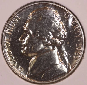 1963 Jefferson Nickel - Choice Gem Proof 63851 - Picture 1 of 2