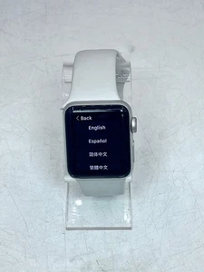 Apple Watch Series 3 38mm Silver GPS + Cellular - Silver - Photo 1 sur 9