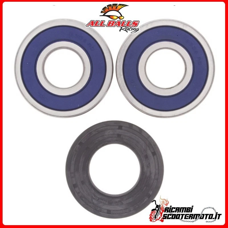 JUEGO DE COJINETE DE RUEDA RUEDA TRASERA All Balls Kawasaki ZN1100 LTD 1985 25-1353#176 Foto 1 de 1