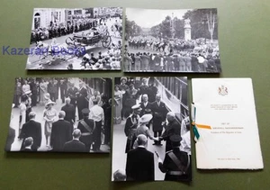 Vintage State Visit President India Radhakrishnan 1963 Press Photos & Programme - Picture 1 of 12