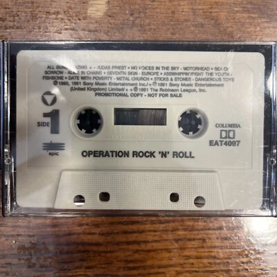 Operation Rock ‘n’ Roll Cassette Tape - No Paper Insert - Image 1 of 4