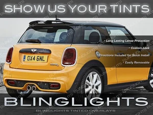 BMW MINI Cooper Tinted Tail Lamps Kit Smoked Lights Overlays Protection Film Kit - Picture 1 of 11