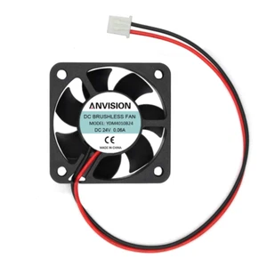 DC 24V 40Mm X 10Mm Brushless Cooling Fan, Dual Ball Bearing, 2-Pin - Picture 1 of 8