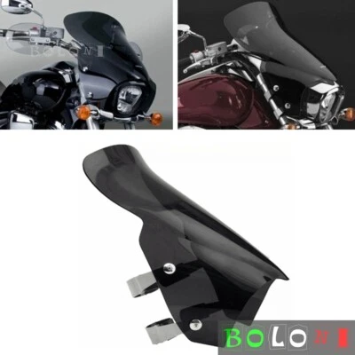 For Suzuki Boulevard M90 M50 M109R Boss 2006-2022 Sport Windshield & Clamp Kit - Image 1 of 4