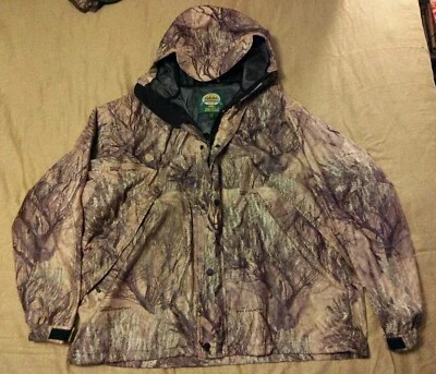 Cabela's Scent Lok Dry Plus Open Country Camo Hunting Suit Jacket Sage Brush 2XL - Image 1 of 4