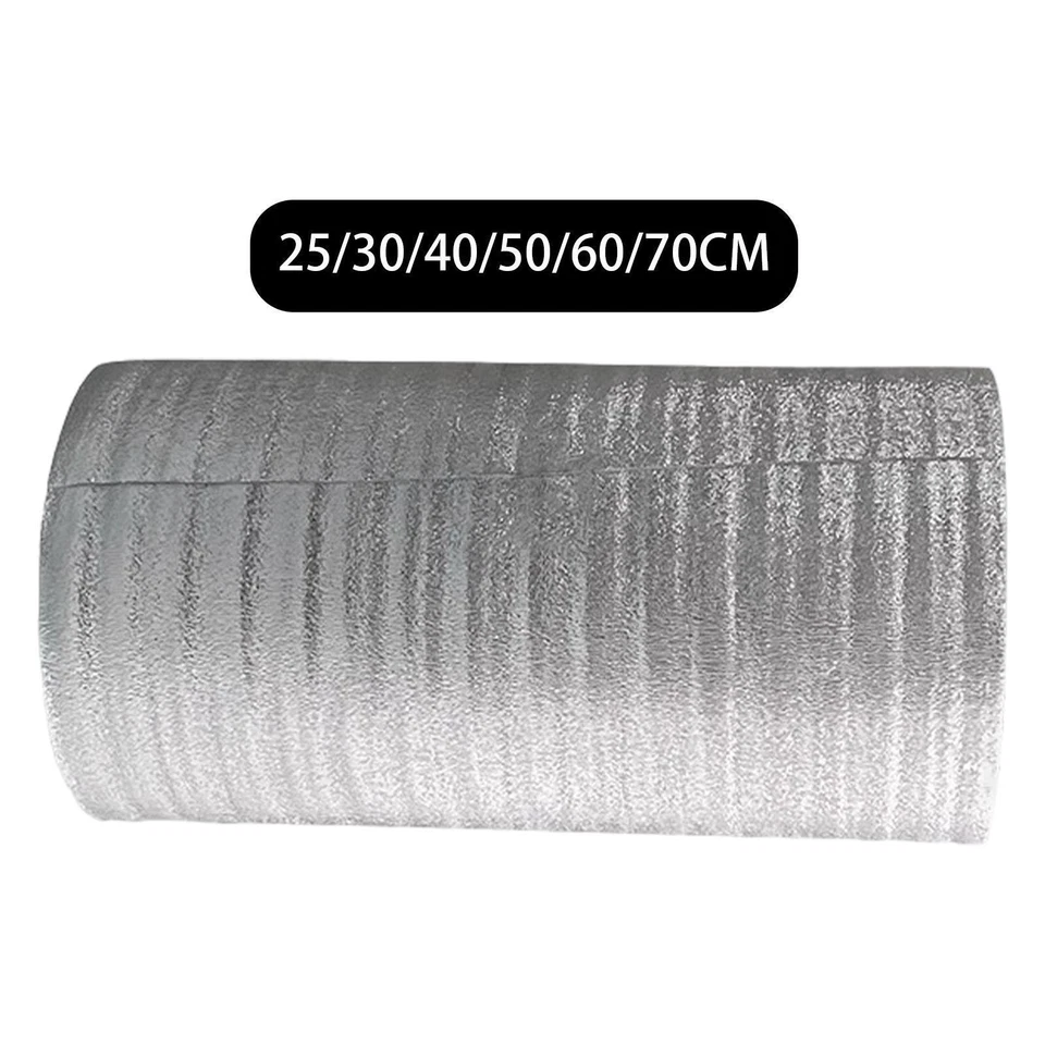 16.4ft Reflective Insulation Roll Aluminum Foil Waterproof Multifunctional Foam - Image 1 of 1