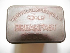WALTER BAKER & Co. LTD. FRÜHSTÜCK KAKAO METALLDOSE - Bild 1 von 5