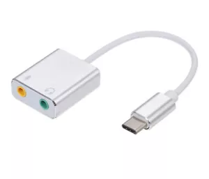 USB Type-C External Sound Card 7.1 Stereo Audio Mic Adapter for Apple iphone ... - Picture 1 of 12