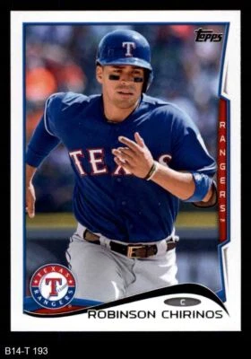 2014 Topps Update #193 Robinson Chirinos  Rangers 8 - NM/MT - Image 1 of 2