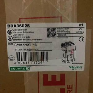 INTERRUPTOR CUADRADO D BDA36025 I-LINE 3 POLOS 25A 480V NUEVO EN CAJA LISTO PARA ENVIAR - Imagen 1 de 1