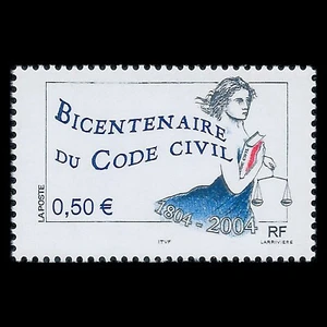 France 2004 - 200th Anniversary of the Civil Code - Sc 3005 MNH - Picture 1 of 2