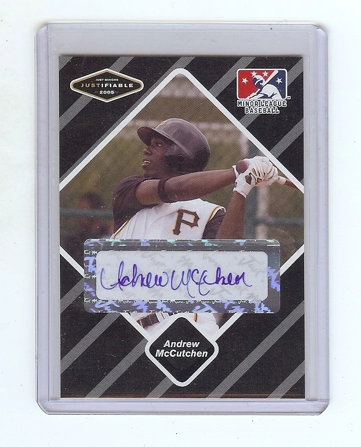 ANDREW McCUTCHEN Pirates 2005 *NEGRO* Certificado Autógrafo RC xx/25 Foto 1 de 1