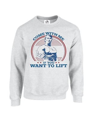 D&H CLOTHING UK Come With Me If You Want To Lift Terminator Arnold Schwarzenegger (LIFT, JUMPER)