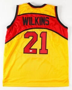 Dominique Wilkins Signed Autographed Atlanta Hawks Jersey JSA - Picture 1 of 3