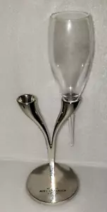 Moet & Chandon Philippe Di Meo Reso Candelabra Stand 2 Pomponne Champagne Flutes - Picture 1 of 24