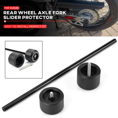 Protector de rueda deslizadores de choque de horquilla de eje trasero para Suzuki DRZ400SM DRZ 400SM 2005-2023 Foto 1 de 4