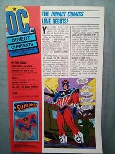 DC Comics   DIRECT CURRENTS #40   Featuring Impact Comics   Mint Unread - Picture 1 of 2