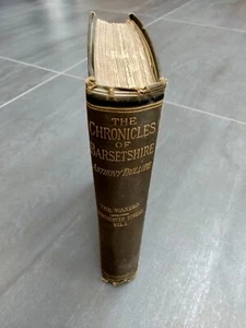 1879 vintage book - The Warden / Barsetshire Towers - by Anthony Trollope - Picture 1 of 24