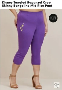 Neu Torrid 1 (1X 14/16) lila Disney verworrene Rapunzelhose - Bild 1 von 6