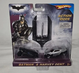 Batman 2008 Action Duo Batman & Harvey Dent New! 1:64 scale 2 Cars w/ Car Launch - Picture 1 of 12
