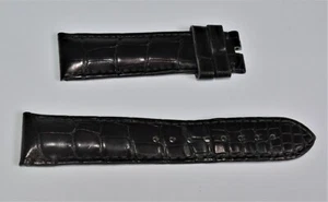Authentic Vacheron & Constantin Geneve Black Leather  Watch Strap 082833 20/18mm - Picture 1 of 3