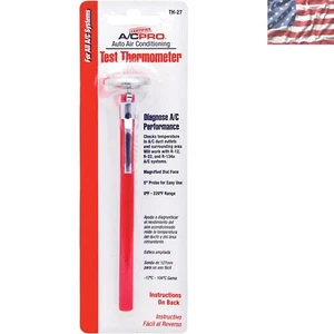 Certified A/C Pro Car Air Conditioner Test Thermometer - Waterproof & Reusable - Picture 1 of 2
