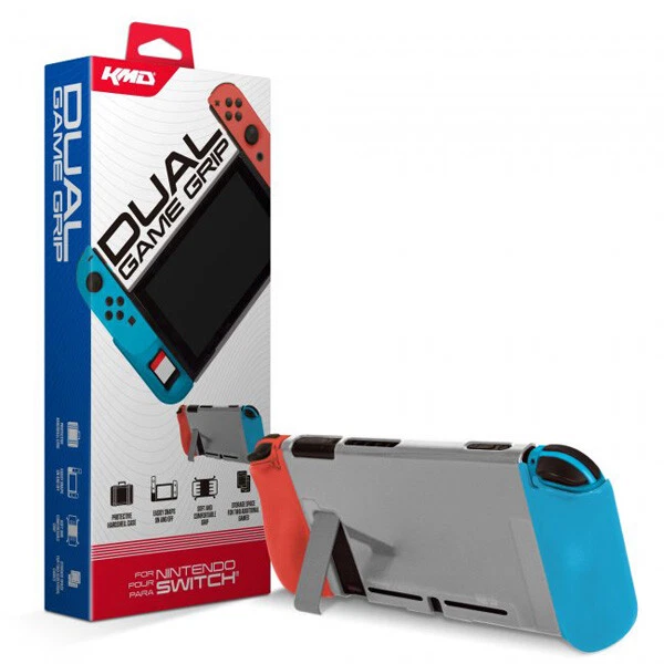 KMD Red/Blue Switch Dual Game Grip Case for Nintendo Switch BRAND NEW - Image 1 of 1