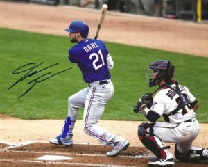 Signed 8x10 DAVID DAHL Texas Rangers Autographed photo - COA - Picture 1 of 1