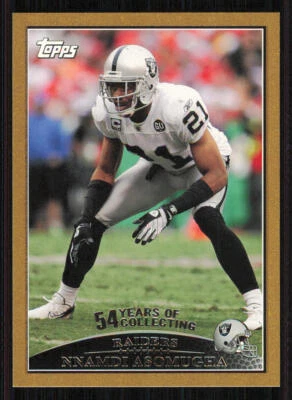 2009 Topps Gold #188 Nnamdi Asomugha /2009 - Image 1 of 2