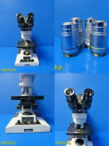 Microscopio Reichert Microstar serie IV modello 410 con obiettivo codificato a colori~18029 - Foto 1 di 12
