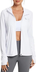 Women's UPF 50+ Sun Protection Shirts SPF Jacket UV Cooling Hoodie Long Sleeve S - Picture 1 of 12