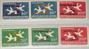 GUINEA 1962 145-48 I-II C35-38 Conquest of Space confezione originale Space Birds uccelli MNH2 - Foto 1 di 1