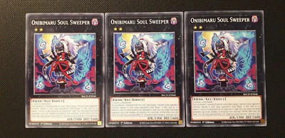 Yu-Gi-Oh! 3xOnibimaru Soul Sweeper, BACH-EN046, Common, 1. Edition, Englisch, NM - Bild 1 von 4