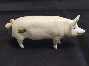 Vintage Beswick England CH Wall Champion Boy 53 Pig Figurine - Foto 1 di 9