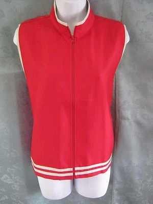 Chaleco De Colección Lily's of Beverly Hills Talla M Cremallera Frontal Tenis Golf LBH Foto 1 de 4