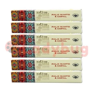 NATIVE SOUL 15G – COPAL AND PALO SANTO INCENSE Scents Meditation Aroma Fragrance - Picture 1 of 7