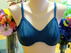 121 Wacoal 36C Hunter Green Classic Reinvention Full-Figure Spacer Bra #855263 - Picture 1 of 3