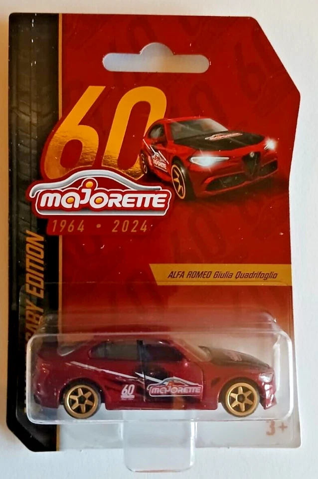 MAJORETTE ANNIVERSARY EDITION - ALFA ROMEO GIULIA QUADRIFOGLIO - D.11 - Immagine 1 di 1